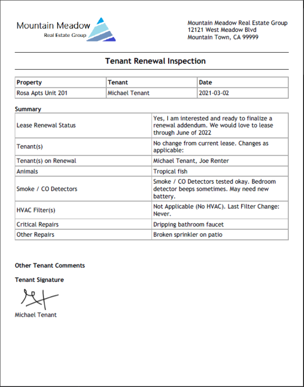 Retain Valuable Tenants with Lease Renewals zInspector